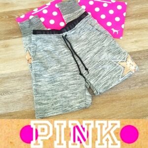 Victoria's Secret PINK Vintage Sequin Bling High Waist Skinny Jogger DrawcordNWT